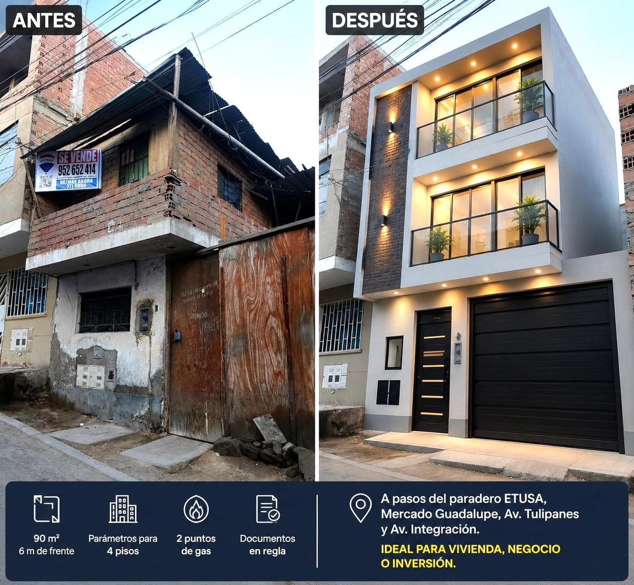Terreno en Venta Ubicación en Huascar - San Juan de Lurigancho - 1