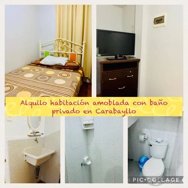 Alquilo Habitación Amoblada Con Baño Propio En Carabayllo - 1