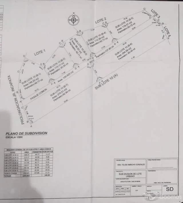VENTA DE TERRENO CON TITULO DE PROPIEDAD CON PAPELES EN REGLA - 1