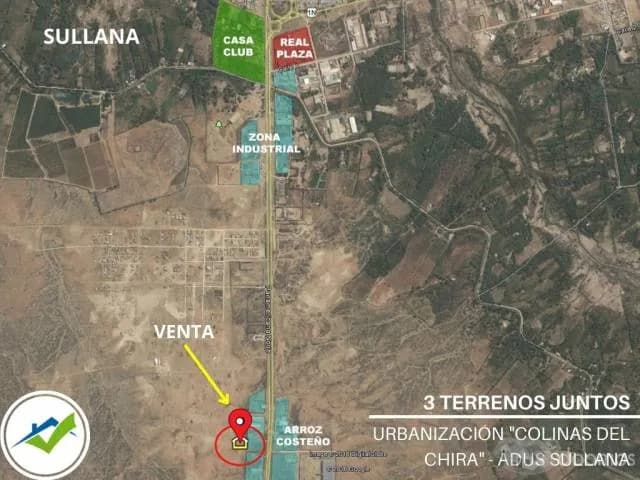 VENTA DE TERRENOS JUNTOS EN SULLANA - 1
