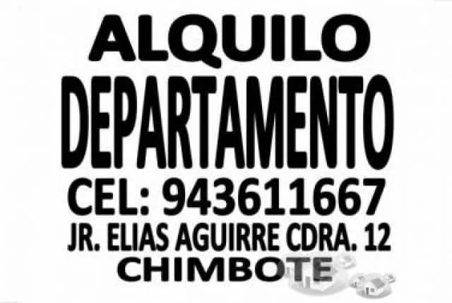 DEPARTAMENTO 60M2 EN ALQUILER S/.900, CHIMBOTE - 1