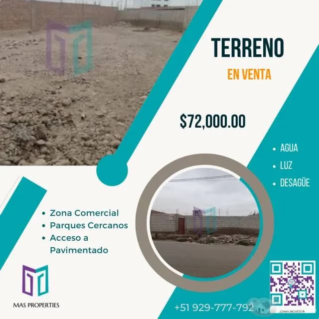 VENTA DE AMPLIO TERRENO, EN EL DISTRITO CORONEL GREGORIO ALBARRACIN LANCHIPA, TACNA - 1