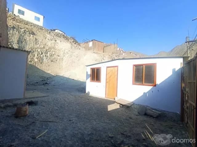 SE VENDE TERRENO CON CASA PREFABRICADA EN HIJOS DE APURIMAC 6TA ETAPA MZ N1  LOTE 19 - 1