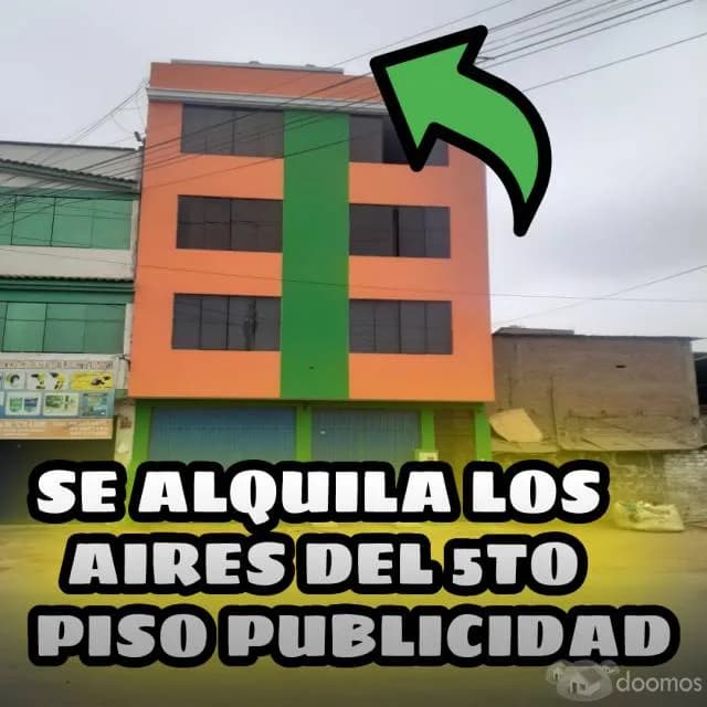 Alquiler Aires 5To Piso Letrero Publicitario en Cruce Av - 1