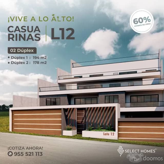 Venta Departamentos Duplex Casuarinas Sur - Estreno - 1