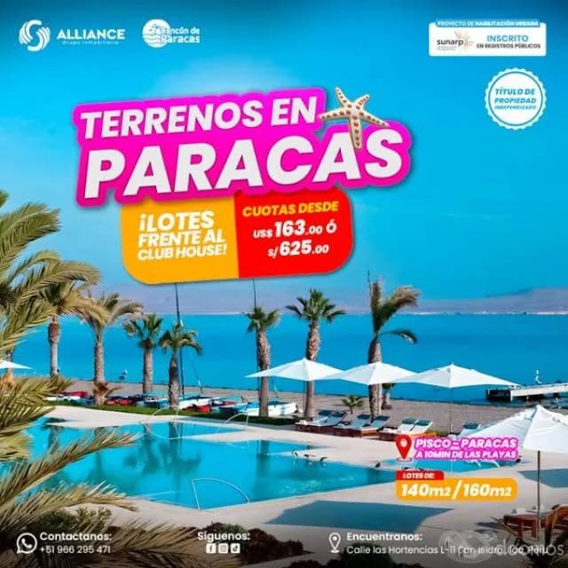VENTA LOTES EN PARACAS - 1