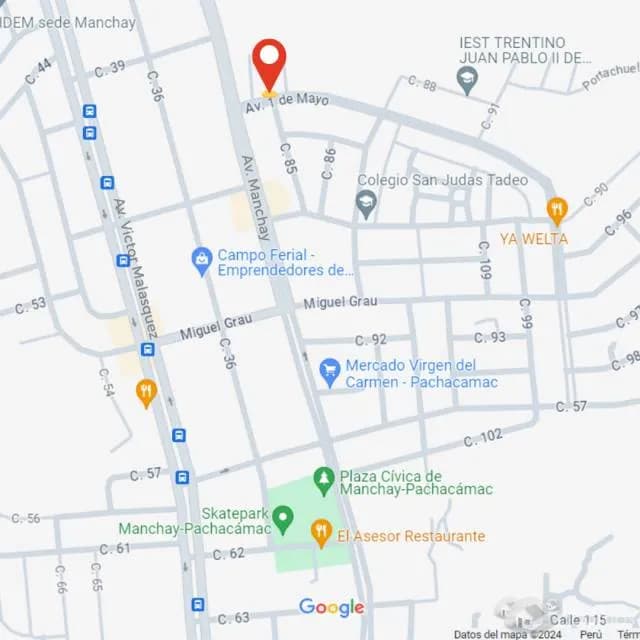 VENDO TERRENO 249M2 HUERTOS DE MANCHAY CENTRICO Y COMERCIAL - 1