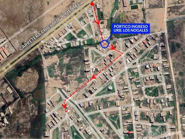 Vendo Lote de 125m2 en la Urb. Los Nogales Etapa II - Carretera a Pimentel - 2