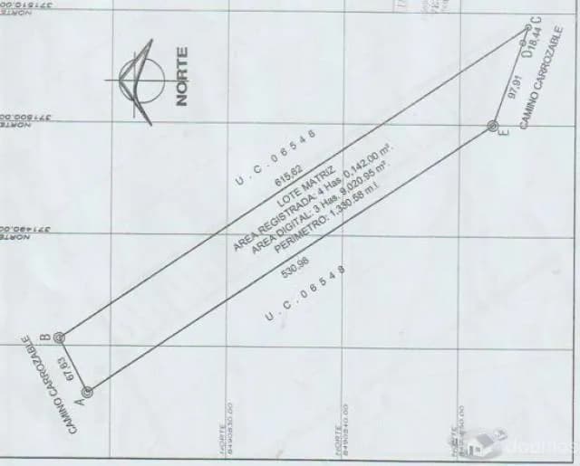 Venta de 1 parcela agrícola de 4.0142 has en Caucato alto – San Clemente - Pisco - 1