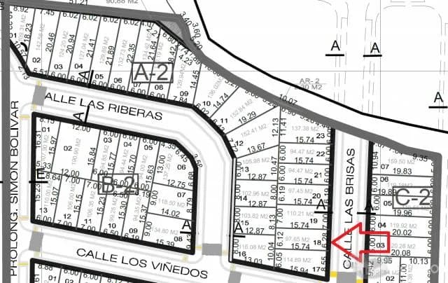 Terreno en Venta (traspaso) - 97.65 m2 - Urb. Villa Los Sauces II - 2