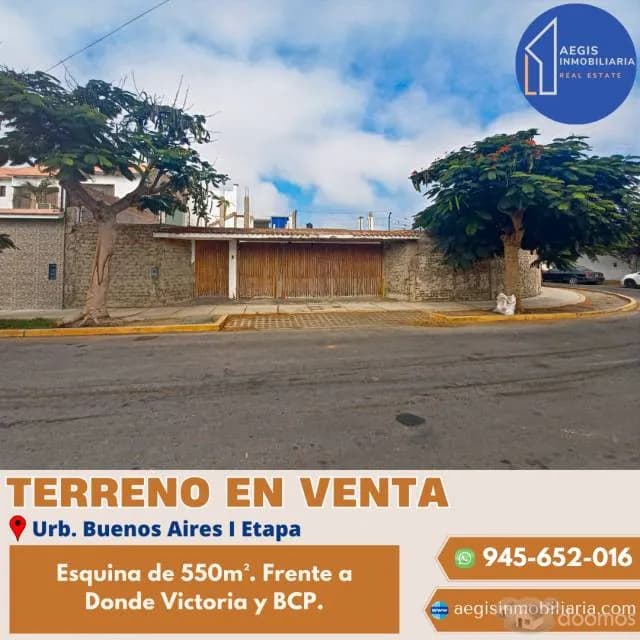 Terreno Buenos Aires Esquina 550m² - 1