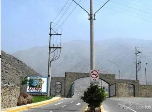 Terreno de 130m2 en Condominio Mirasol de Huampani en Chosica 1era etapa 2da fila mirada al valle - 1