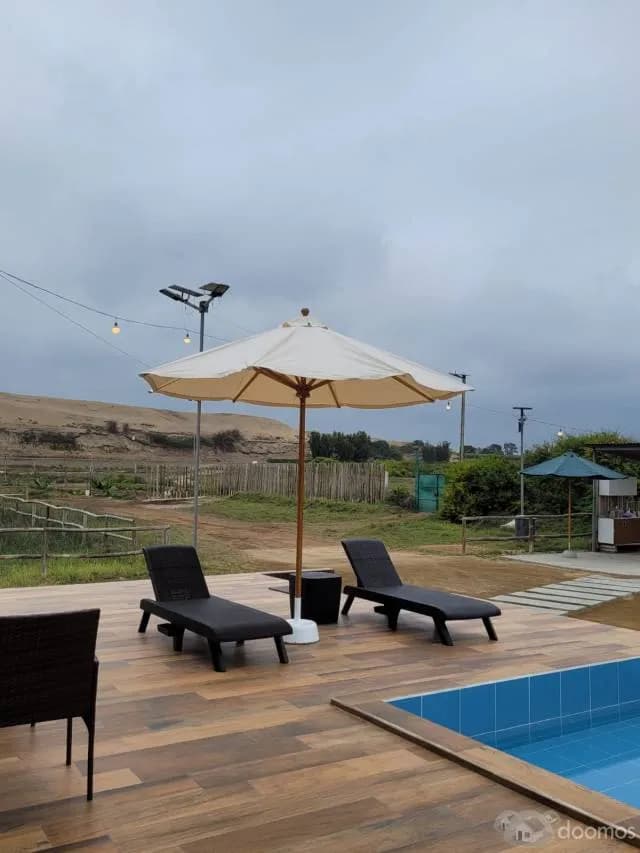 ALQUILO CASA DE CAMPO " LA MARTINA"  con PISCINA y  3 DORMITORIOS - EN TAMBO DE MORA   - AMOBLADO - Hasta 12 personas  - precio por noche - 1