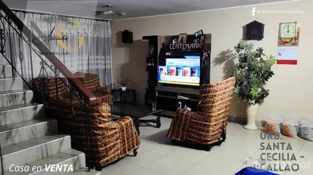 OPORTUNIDAD UNICA - VENTA CASA COMPLETA URB. SANTA CECILIA - CALLAO - 1