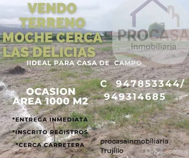 OCASIÓN – VENTA DE TERRENO EN MOCHE - 1