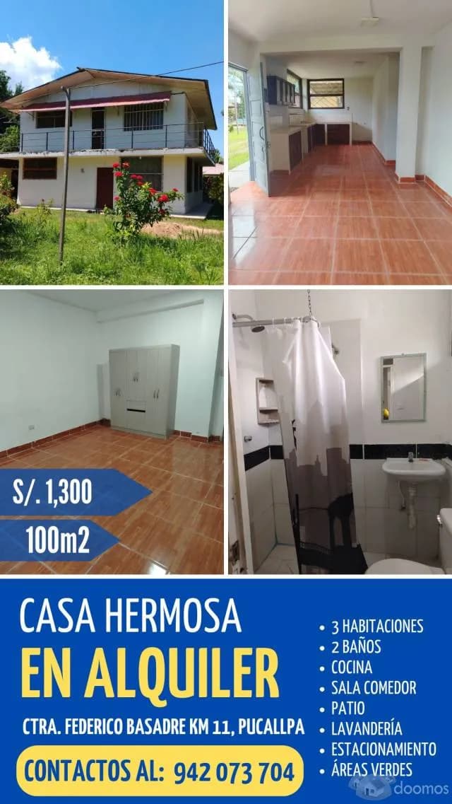 Alquiler de Hermosa Casa en Pucallpa: Seguridad y Comodidad! - 1
