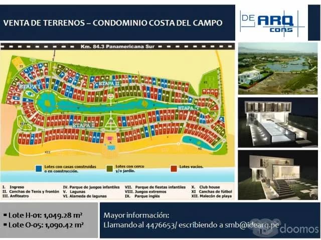 VENTA DE TERRENO - CONDOMINIO COSTA DEL CAMPO - 1