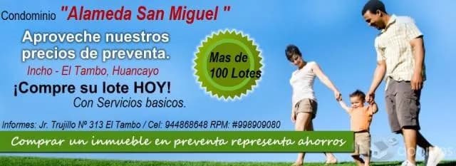 Huancayo - El Tambo Condominio - 100 Lotes - 1