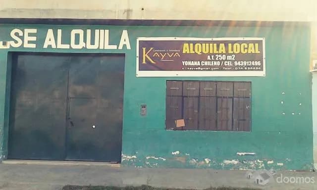ALQUILO LOCAL COMERCIAL AV. PANAMERICANA FRENTE A CAJA PIURA / LAMBAYEQUE - 1