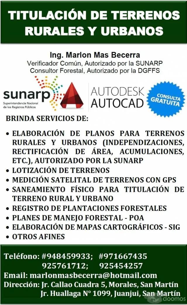 titulacion de terrenos rurales y urbanos - 1