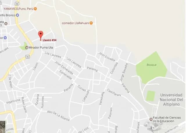 Oferta Vendo Terreno en Puno a 8 cuadras de la UNA. - 1