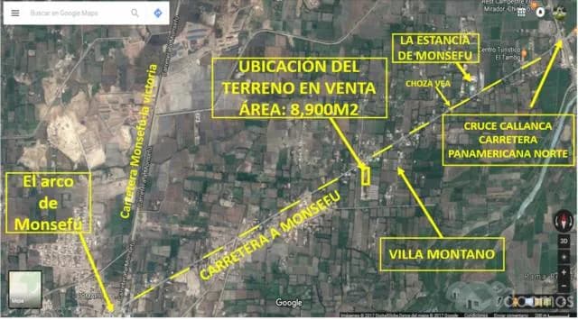 ¡OPORTUNIDAD DE INVERSION! TERRENO CARRETERA MONSEFU CALLANCA - 1