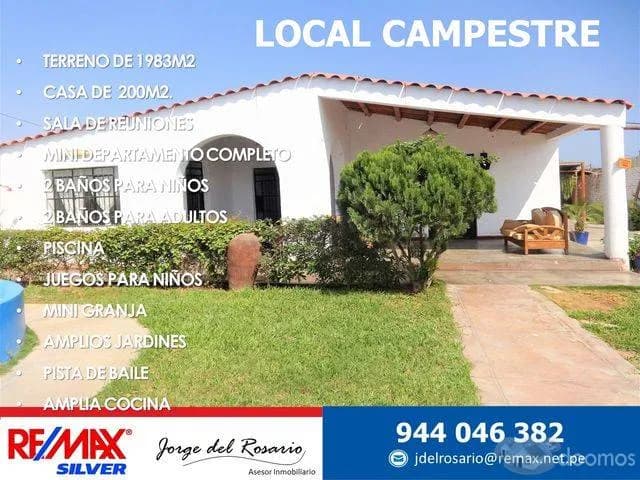 LOCAL CAMPESTRE EN CHINCHA 1980M2 - 1