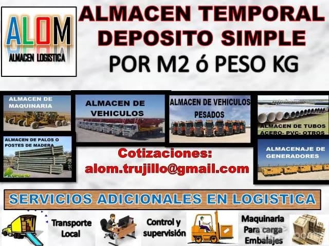 TERRENO ALMACEN TEMPORAL DE MERCADERIAS POR KG O M2 - 1