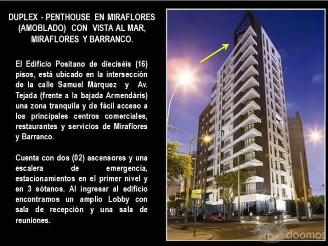 DUPLEX DE LUJO EN MIRAFLORFES - 1