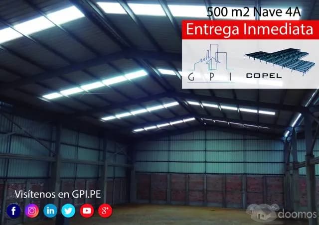 Alquiler - Venta Naves Industriales 500 m2 Lurin - Almacenes - 1