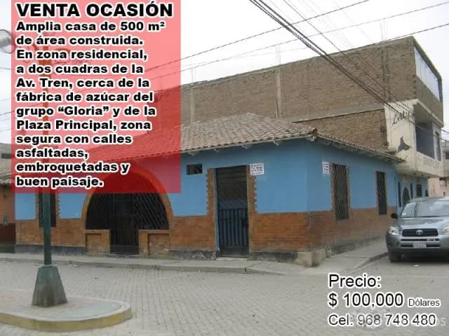 Ocasión En Casa Grande 10 habitaciones - La Libertad - 1