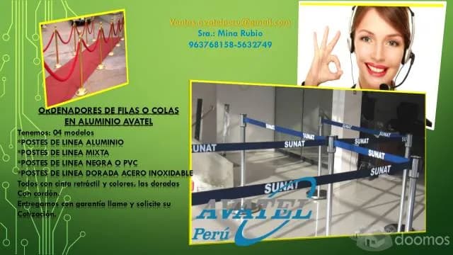 POSTES DE FILAS SUBLIMADOS - 1