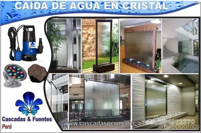 Cascadas Artificiales,velos de agua, muro llorón,piletas - 1
