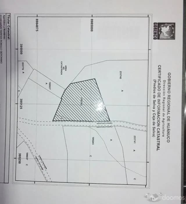 OCASIÓN SE VENDE TERRENO URBANO DE 2.7 HAS. A 15 KM. DE TING - 1
