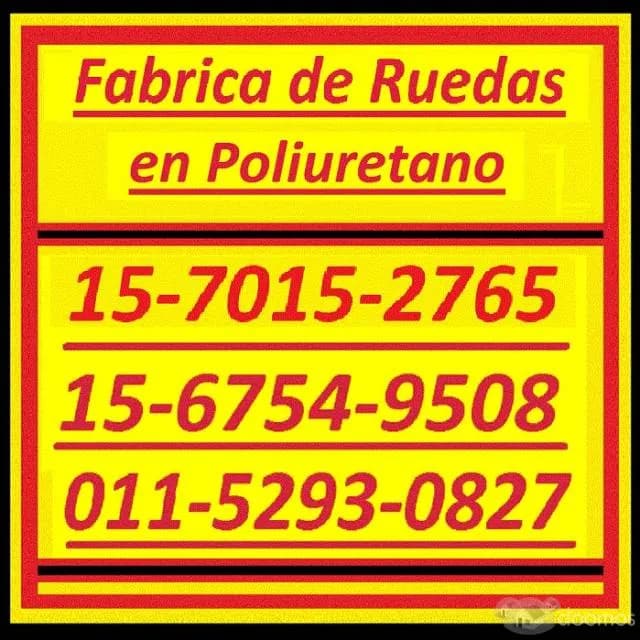 Ruedas en Poliuretano 15-6754-9508 no.. a.. si.. Ruedas para Autoelevadores 15-7015-2765 - 1