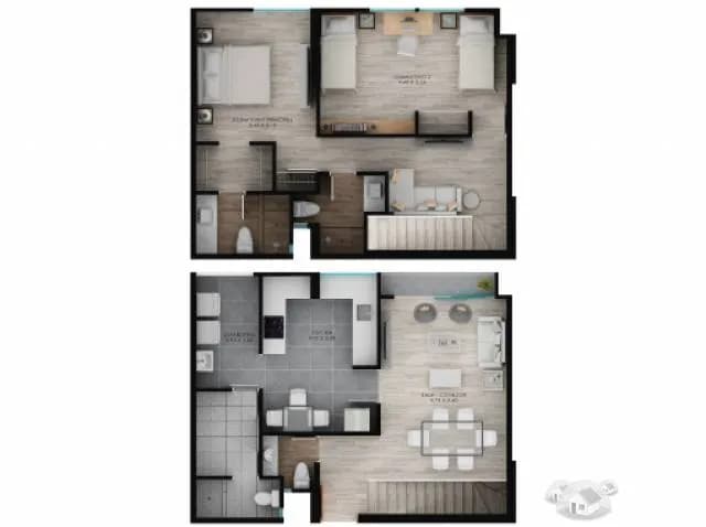 Ocasión Departamento en Miraflores Duplex 2 dormitorios - 1