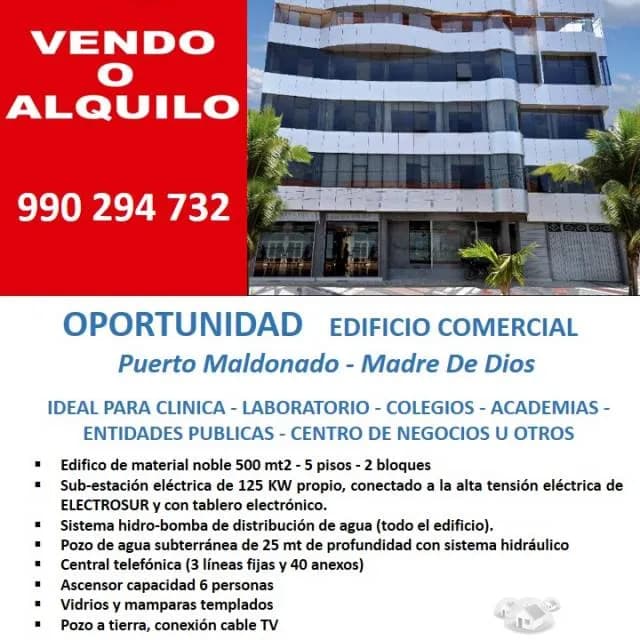 OPORTUNIDAD VENTA O ALQUILER EDIFICIO COMERCIAL - 1