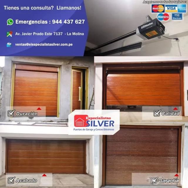 PUERTAS LEVADIZAS, SECCIONALES ESPECIALISTAS SILVER - 1