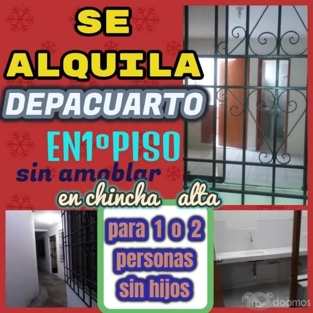 Se alquila depa cuartos en Chincha Alta, oficina y local comercial - 1