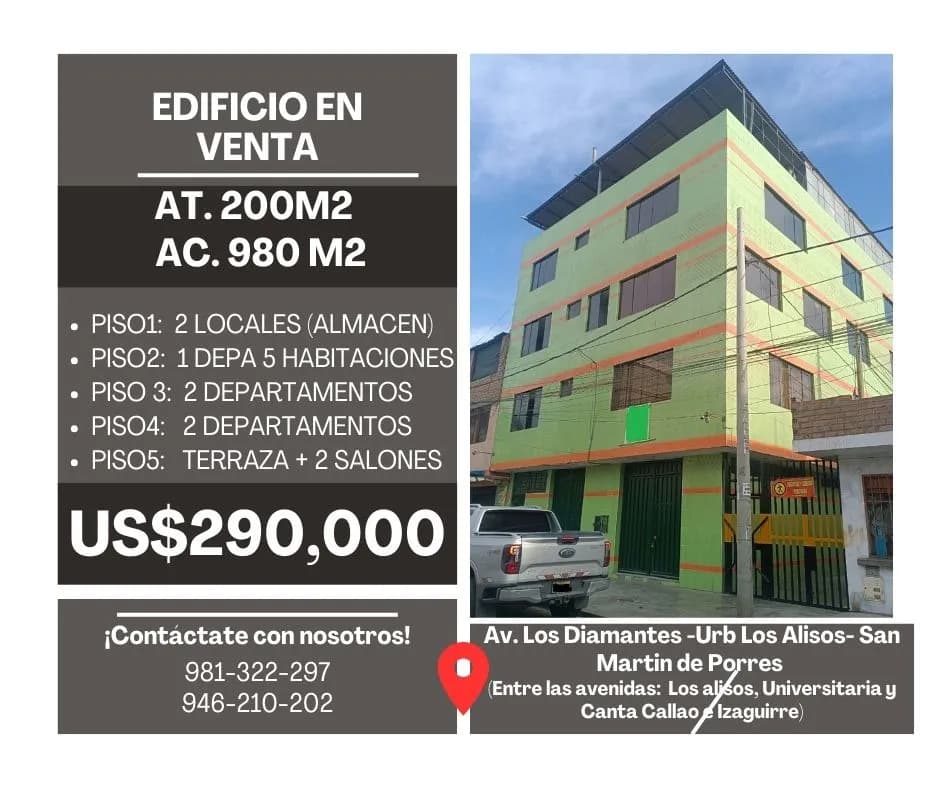 OCASIÓN!! VENDO EDIFICIO GENERANDO RENTAS - 1