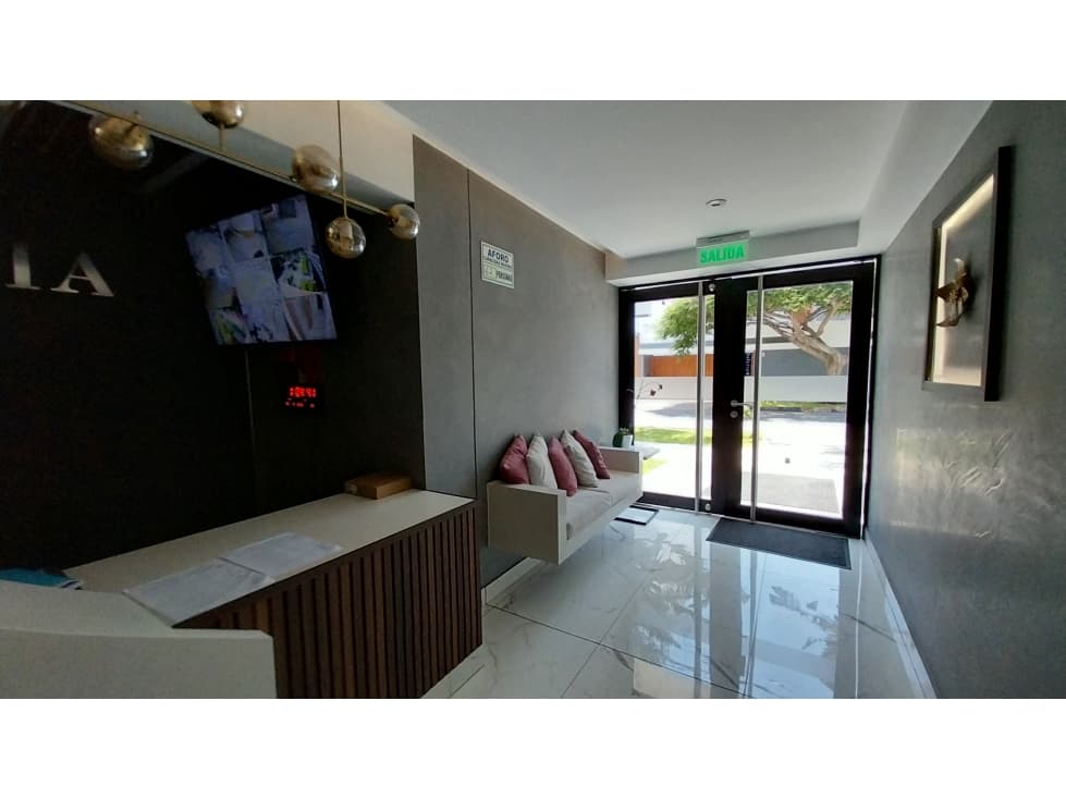 DEPA NUEVO EN SURCO; 2 DORMITORIOS, VISTA A CALLE. - 1