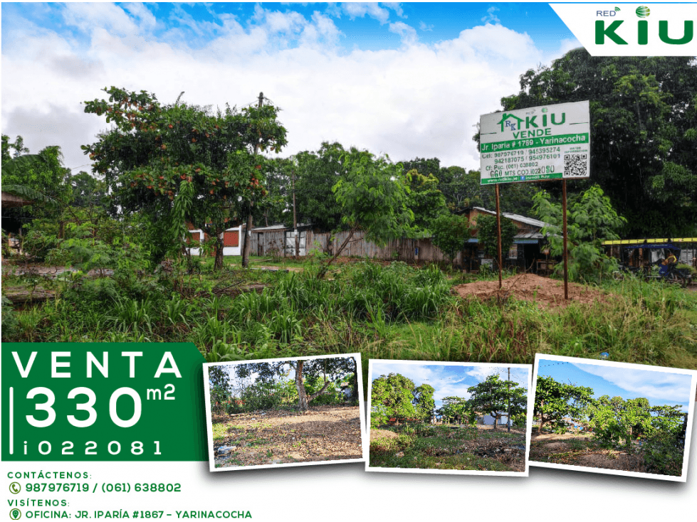 i022081  VENTA TERRENO - YARINACOCHA - 1
