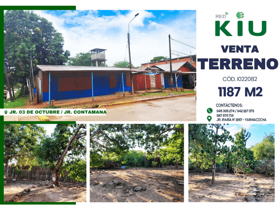 i022082 Venta terreno - Yarinacocha - 1
