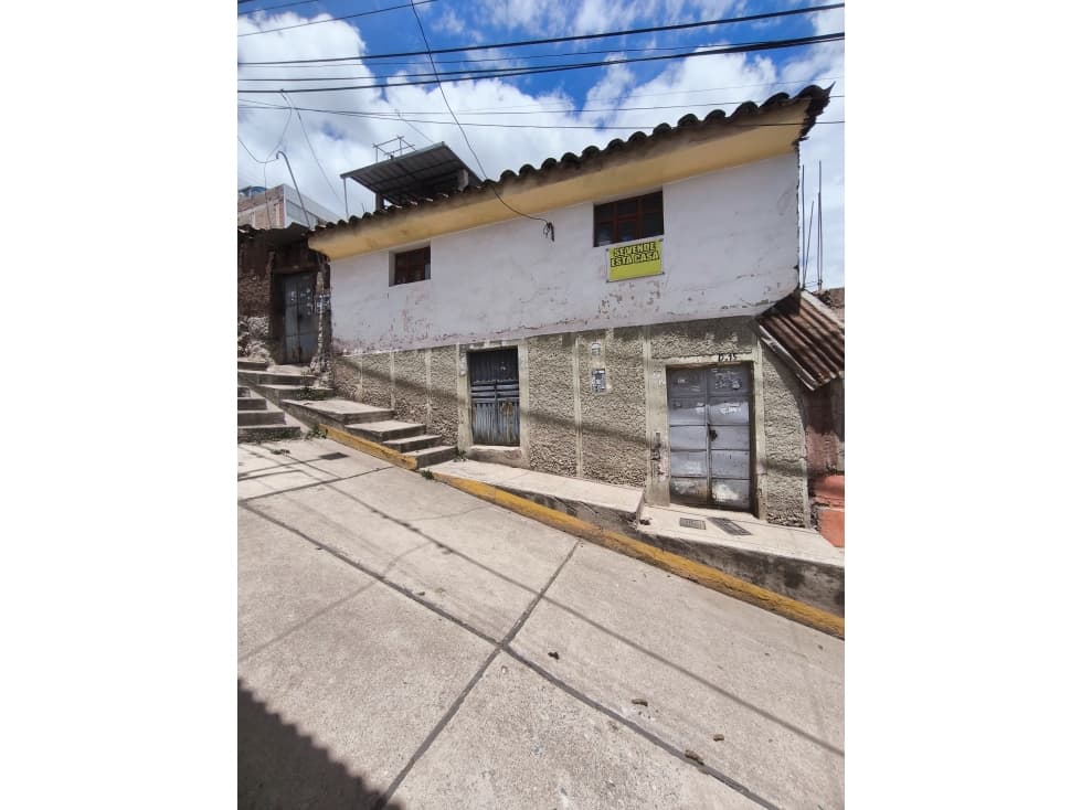 VENDO LOTE CON CASA DE 160 M2 FRANCISCO BOLOGNESI ZARZUELA CUSCO PERU - 1
