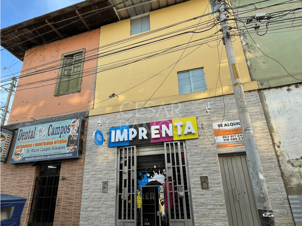 SE ALQUILA SEGUNDO Y TERCER PISO EN CENTRO DE SULLANA (Calle Lima) - 1