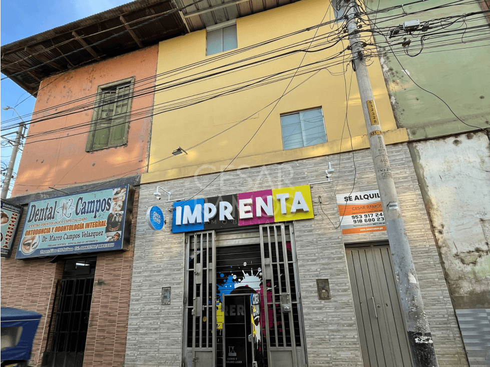 SE ALQUILA SEGUNDO Y TERCER PISO EN TRANSVERSAL LIMA CENTRO DE SULLANA - 1