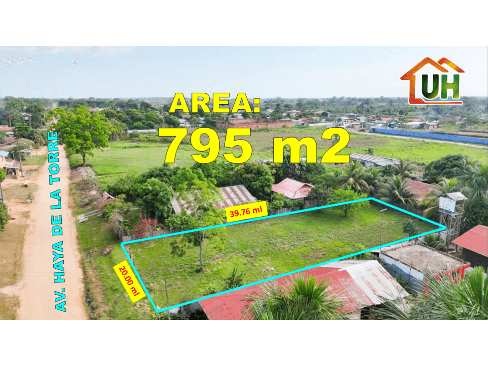 00717-VENDO AMPLIO TERRENO A 03 CUADRAS DE LA C.F.B KM 12 - AT 795 M2 - 1