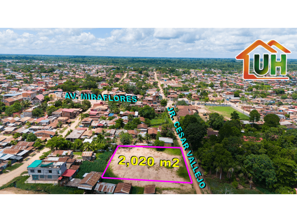 00646 - VENDO AMPLIO TERRENO URBANO PUCALLPA - A.T 2,020 M2 - 2