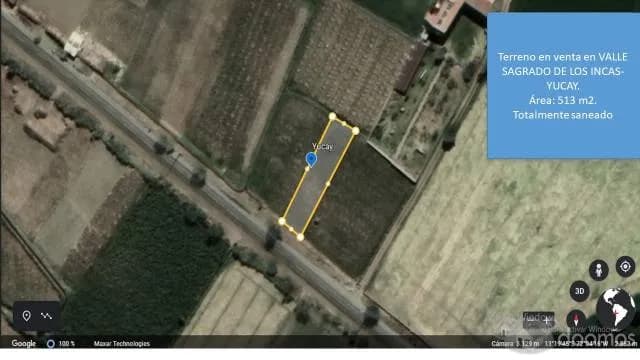 VENTA DE UN HERMOSO TERRENO EN LA PISTA PRINCIPAL EN VALLE SAGRADO DE LOS INCAS - YUCAY - 2