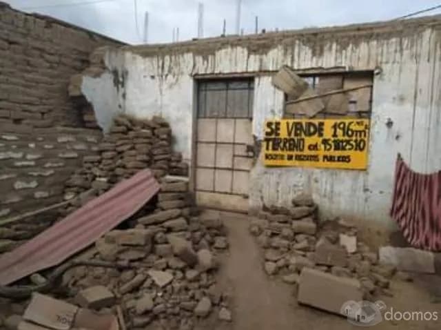 Remato Terreno 196m2 - 2